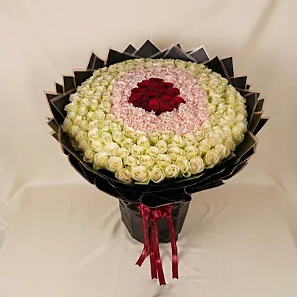 Premium Valentine&rsquo;s Love Roses Arrangement: Kiss Day Gifts