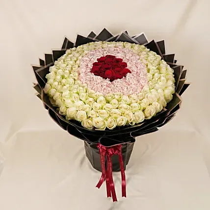 Premium Valentine&rsquo;s Love Roses Arrangement: Valentine's Arrangements