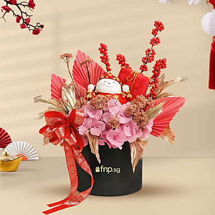 Box of Luck and Flowers: CNY Gifts