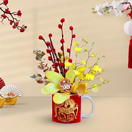 CNY Flowers Mug: 