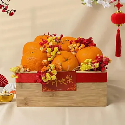 CNY Special Orange Basket: Chinese New Year All Gifts