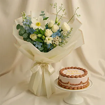 Blissful - Floral Expressions & Birthday Lychee Cake: National Day Cakes