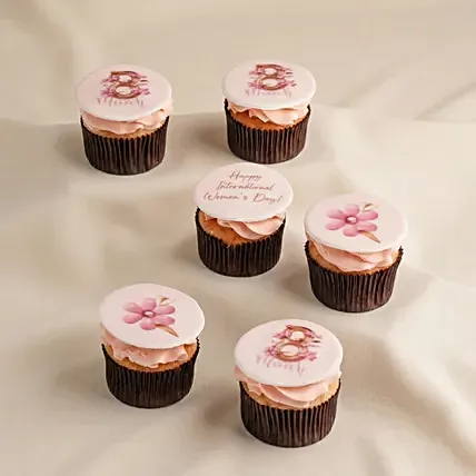 Women's Day Cupcake 6 pcs: Cupcakes