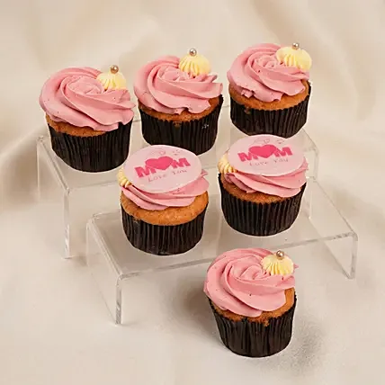 Mother's Day Vanilla Cup Cakes: Mothers Day Cupcakes