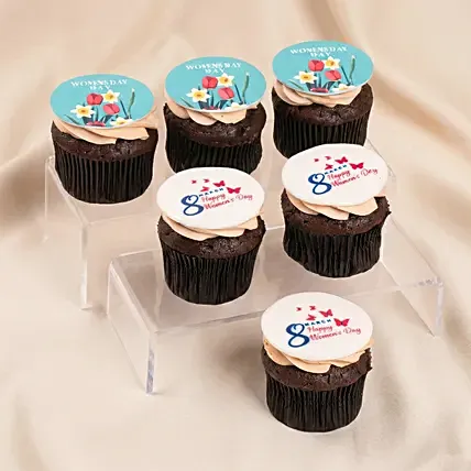 Women's Day Chocolate Cup Cakes: Cupcakes Delivery Singapore