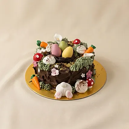 Easter Garden Chocolate Fudge Cake: Easter Cakes