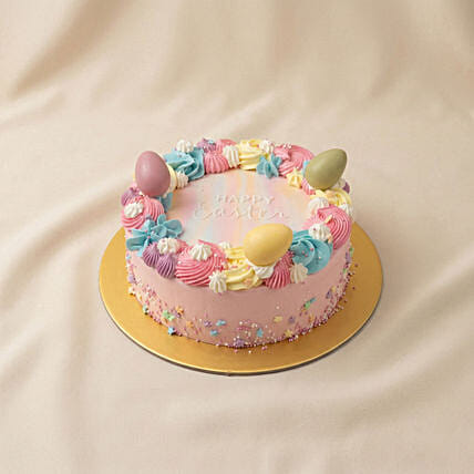 Happy Easter Chocolate Fudge Celebration Cake: Easter Cakes