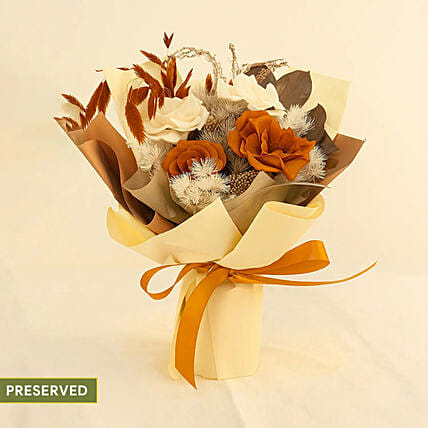 Heart in Bloom Preserved Flower: Dried Flowers