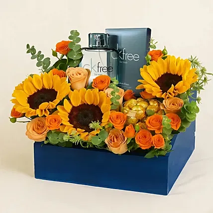 CK Free Perfume with Flowers & Chocolates: 