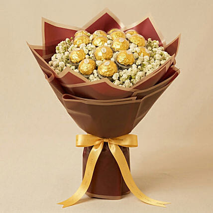 Designer Rochers Bouquet: Birthday Chocolate Gifts