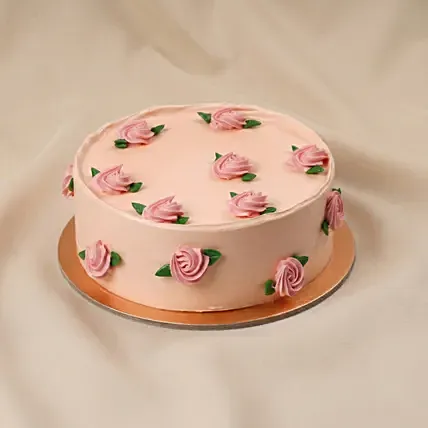 Blush Rose Chocolate Fudge Cake: Cakes