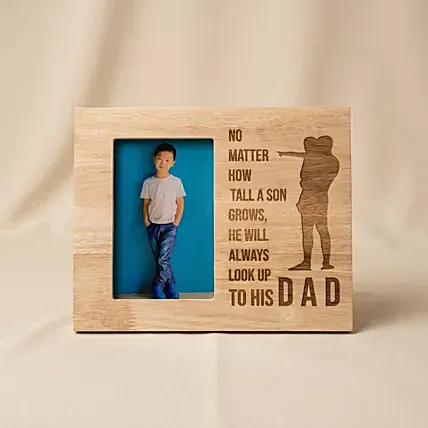 Personalised Engraved Wooden Photo Frame: Personalised Photo Frames