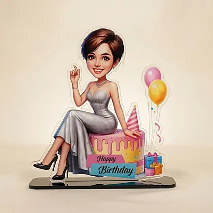Birthday Caricature for Her: Personalised Gifts Singapore