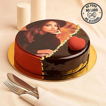 Dream Choco Photo Cake 6 Inches: Photo Cakes 