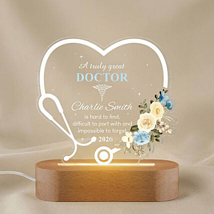 Doctor Appreciation Table Top Lamp: 