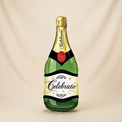 Bubble Celebrations Wine Bottle Balloon 39 Inch: Retirement Gifts in Singapore