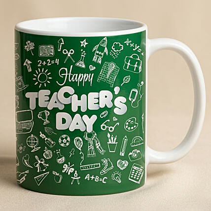 Happy Teachers Day Mug: Personalised Teachers Day Gifts