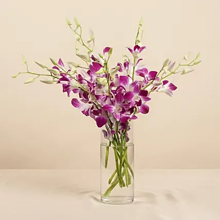 Pink Orchids in a Vase: Thank You flowers