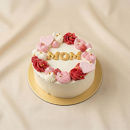 Elegant Pink Ombre Mother's Day Chocolate Fudge Cake: Mother's Day Gifts 