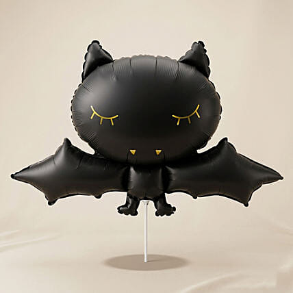 Black Bat Foil Balloon 32 x 20 inch: Halloween Gifts Singapore