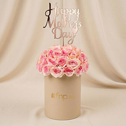 Mothers Day Baby Roses Hat Box: Mother's Day Gifts