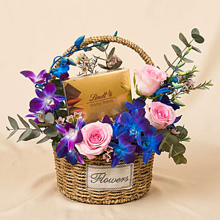 Lindt Swiss Chocolate And Flowers Doc: Mother's Day Gifts 