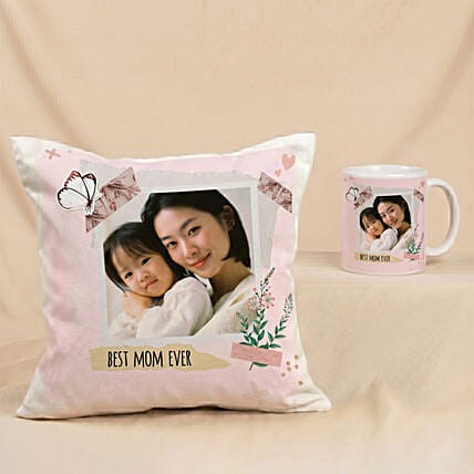 Best Mom Ever Personalised Cushion & Mug: Personalised Mothers Day Gifts