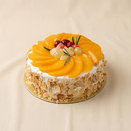 Happy Birthday Eggless Fruit Cake 6 inches: Eggless Cakes