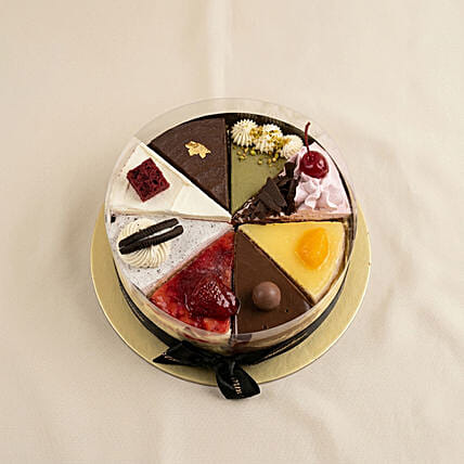 Assorted Cake Slices- 8 Pcs: Deepavali Gifts Singapore