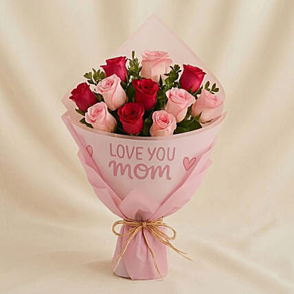 Mothers Love Rose Bouquet: Happy Mother's Day Flowers