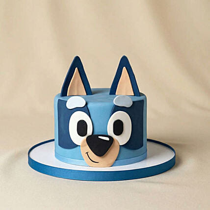 Bluey Birthday Celebration 1kg: Same Day Cake Delivery - Order Before 9 PM(SGT)