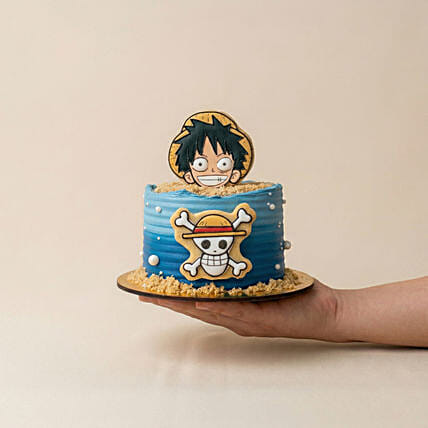 One Piece Straw Hat Pirate Chocolate Cake: Anniversary Cakes