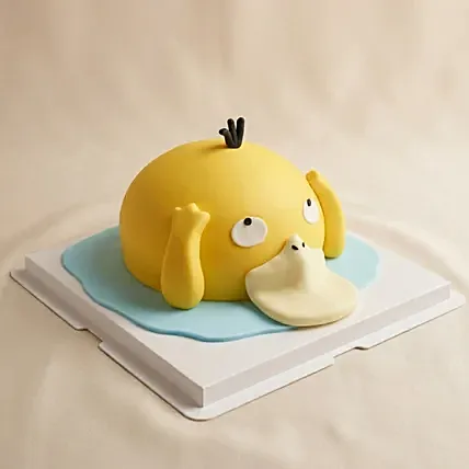 Puzzled Psyduck Vanilla Surprise Cake: Vanilla Cakes