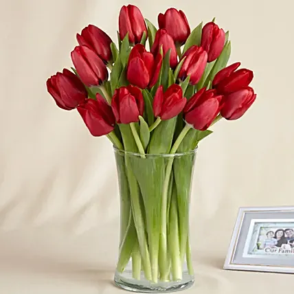 20 Red Tulip Arrangement: Tulips