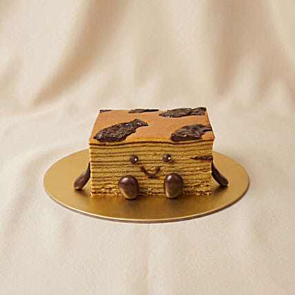 Playful Smiling Kueh Lapis Cake: 