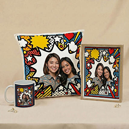 Joyful Moments Cushion Mug and Frame: Pride Gifts
