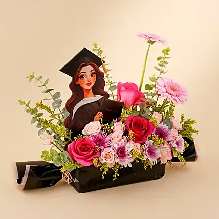 Graduation Success Flowers For her: Graduation Gifts