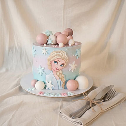 Frozen Princess Theme Birthday Cake: Frozen Cakes