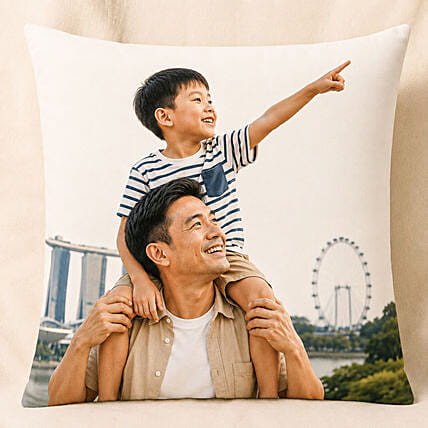 Personalized Photo Cushion: For Husband