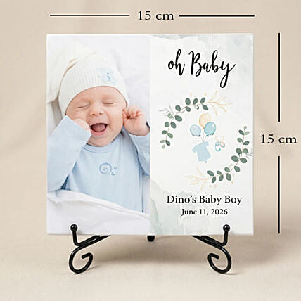 Personalized New Born Baby Boy Photo Frame: Newborn Gifts Singapore