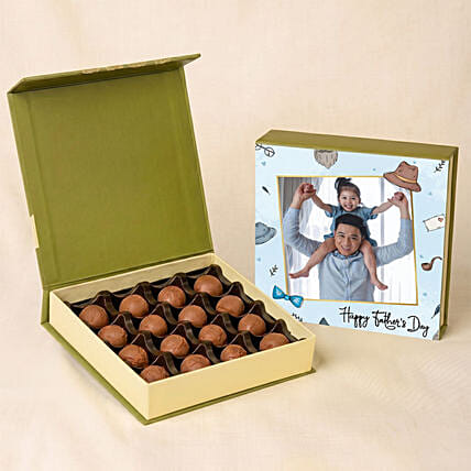 Personalised Father's Day Chocolate Truffle Box: Chocolate Truffles