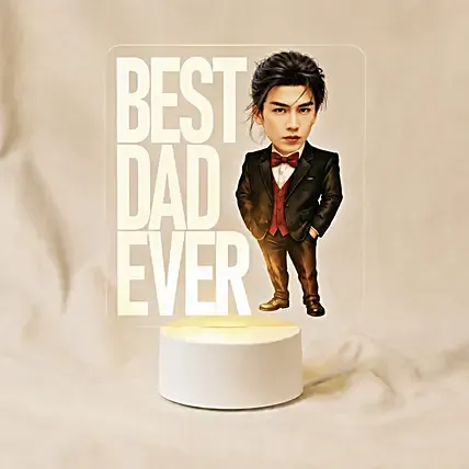 Best Dad Ever LED Lamp for Fathers Day: Father's Day Gifts