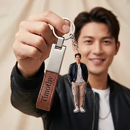 Personalised Acrylic Keychain: Father's Day Personalised Gifts