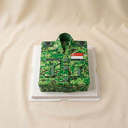Singapore Army Graduation Cake: National Day Cakes