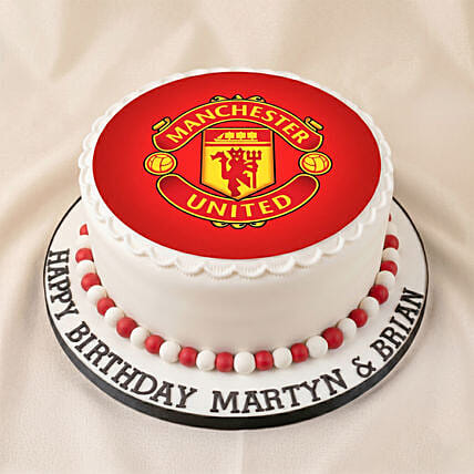 Manchester United Football Club Chocolate Cake: Football Cakes