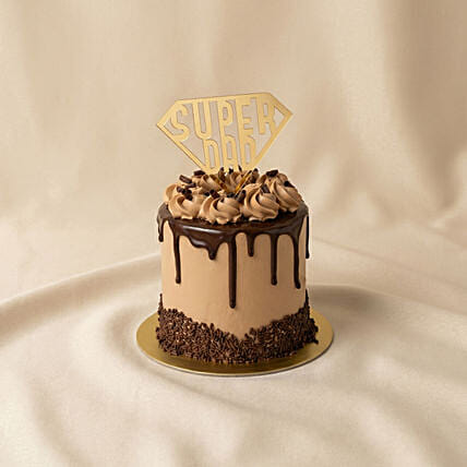 Super Dad Chocolate Cake: Father's Day Cake