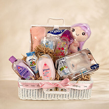 New Born Girl Congrats Hamper: Gift Hampers