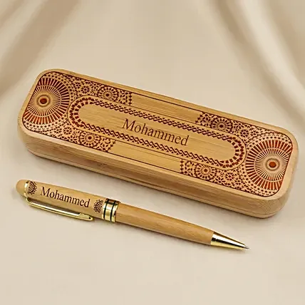 Engraved Wooden Pen: 
