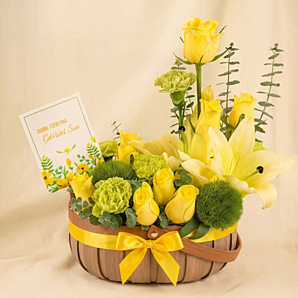 Get Well Soon Flowers Basket: Get Well Soon Bouquets