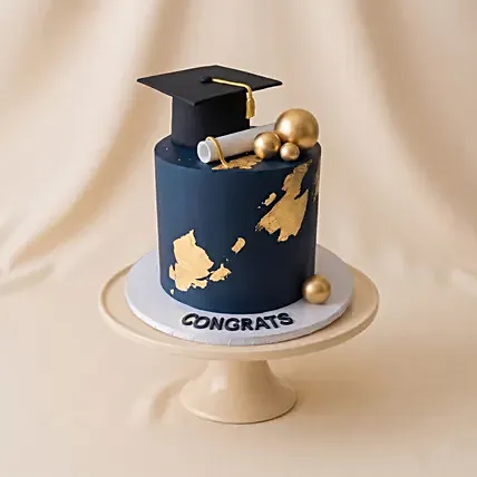 Graduate Themed Designer Chocolate Cake: Graduation Cakes